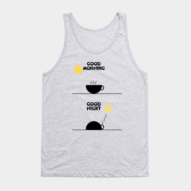 Coffee ritual Tank Top by Art-Julia